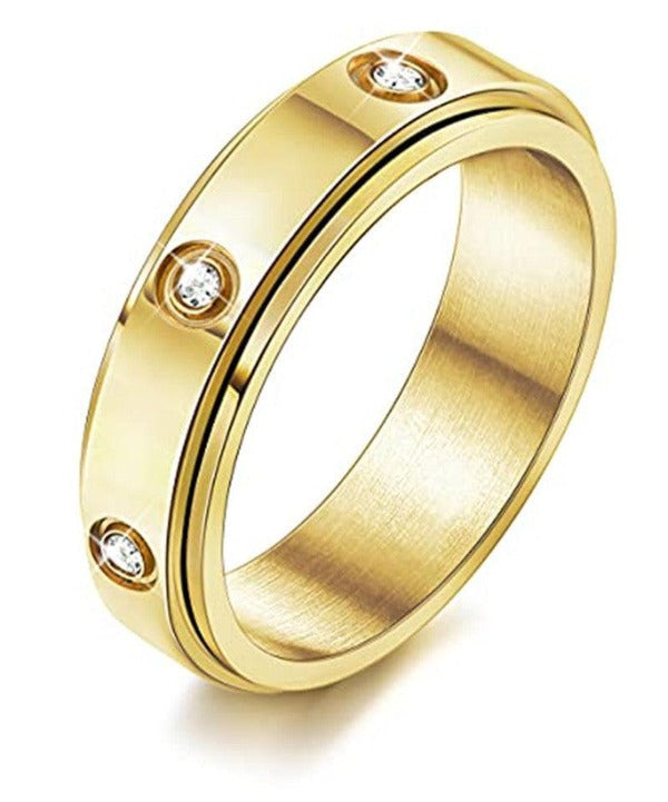 Zirconia Anti-Anxiety Promise Ring-Rings-NEVANNA