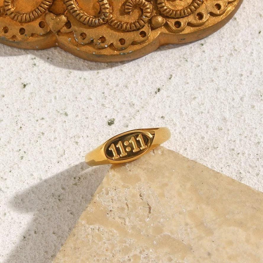 11:11 Angel Number Ring-Rings-NEVANNA