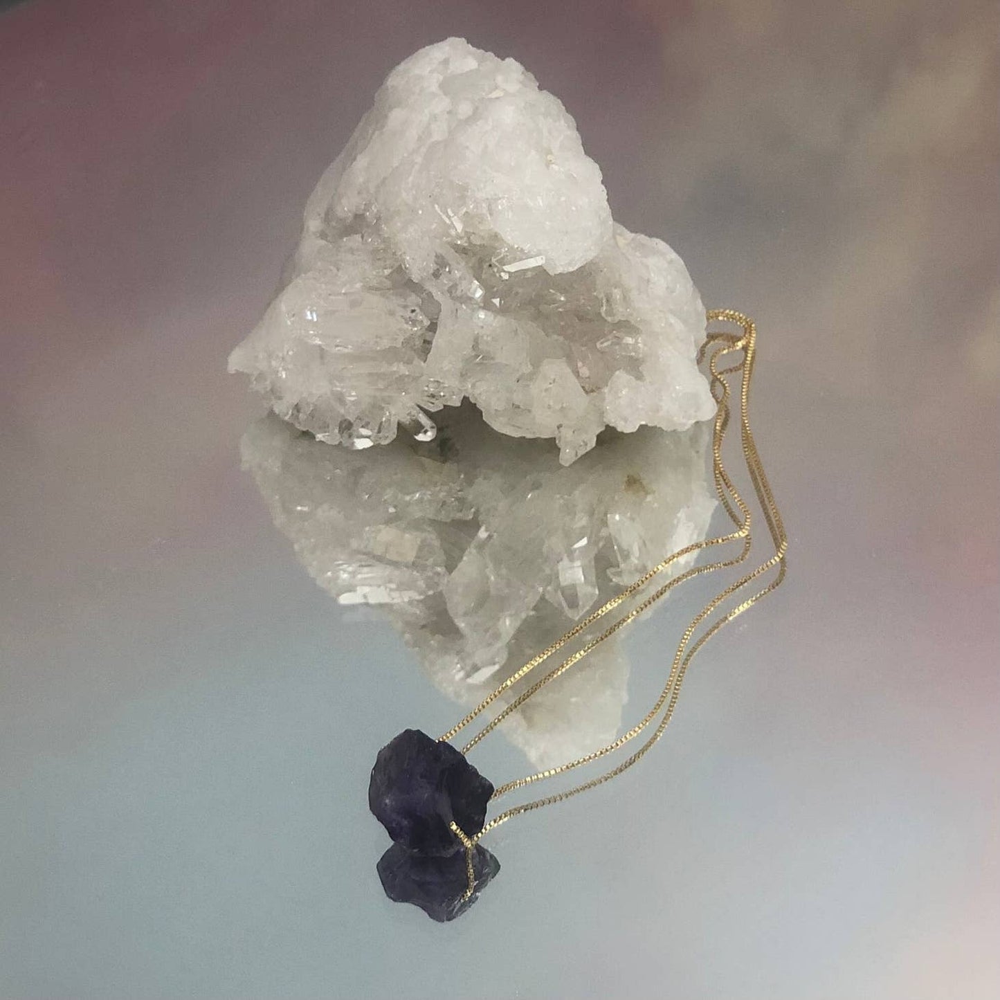 Amethyst - 14k Gold Plated Necklace-Necklace-NEVANNA