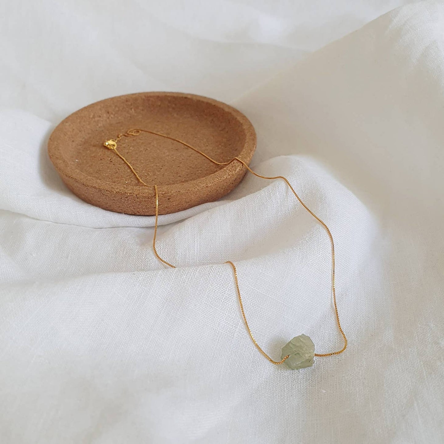 Aquamarine - 14k Gold Plated Necklace-Necklace-NEVANNA