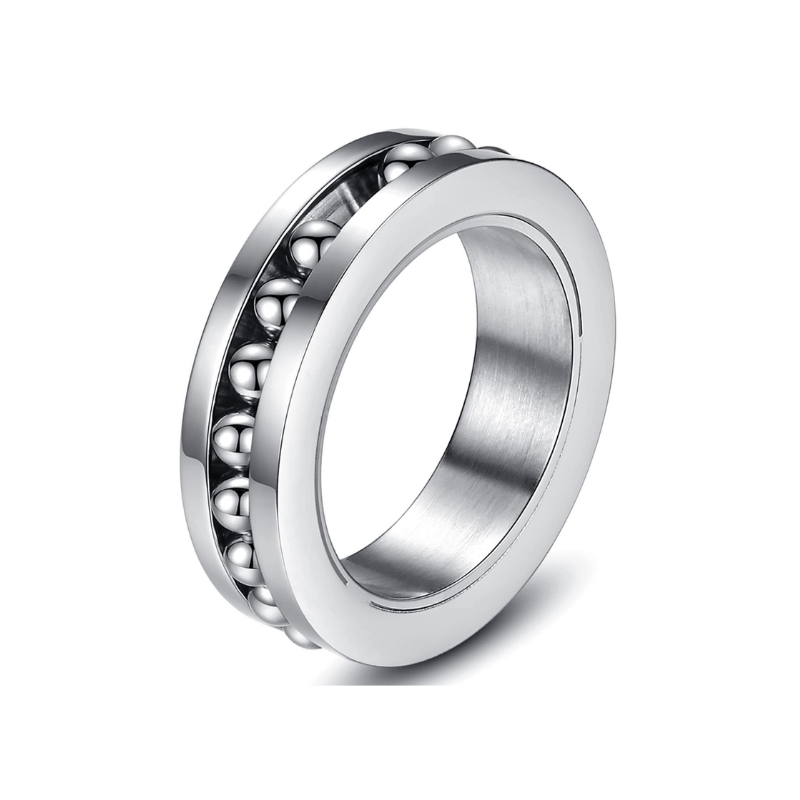 Bearing Sphere Tranquility Ring-Rings-NEVANNA