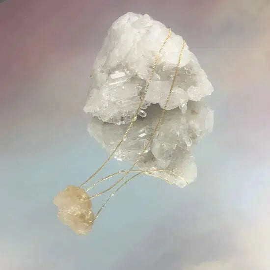 Citrine November Birthstone Necklace-Necklace-NEVANNA