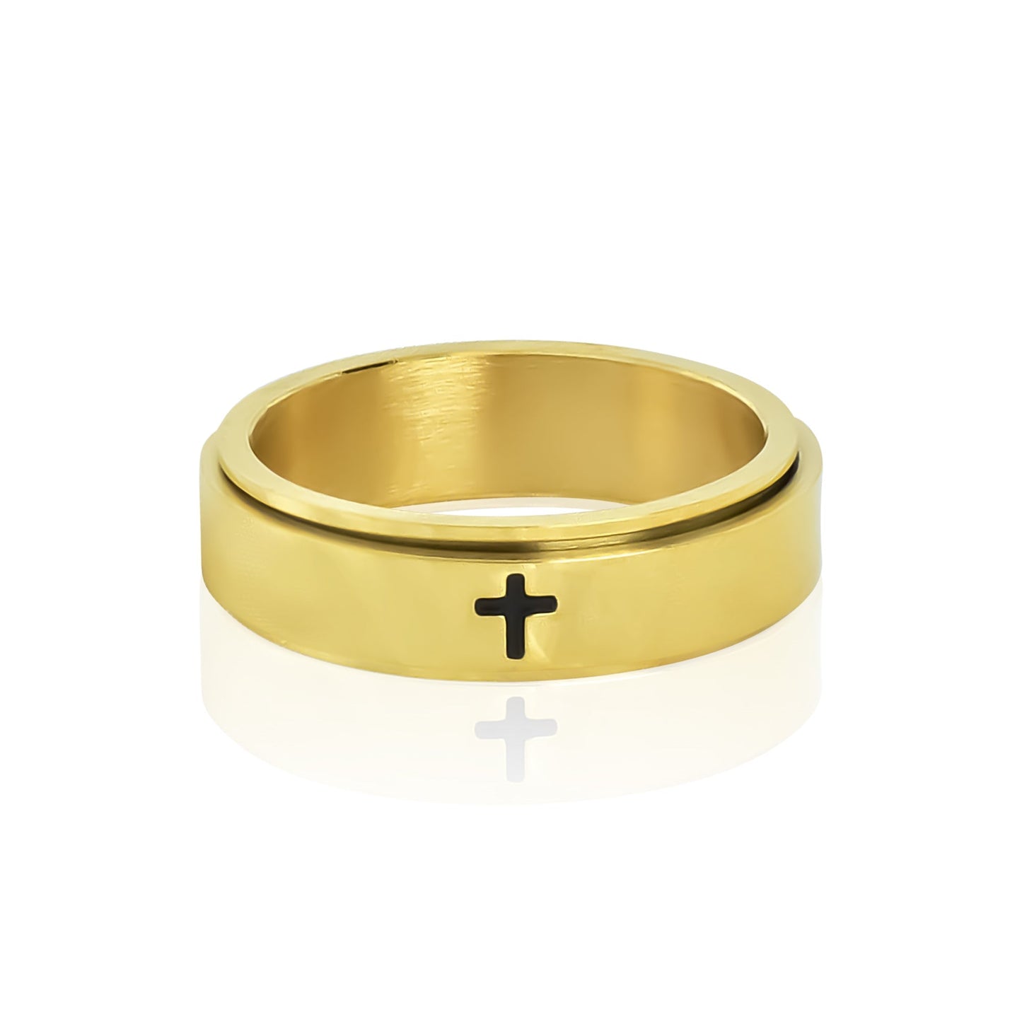 Cross Spinner Ring-Rings-NEVANNA