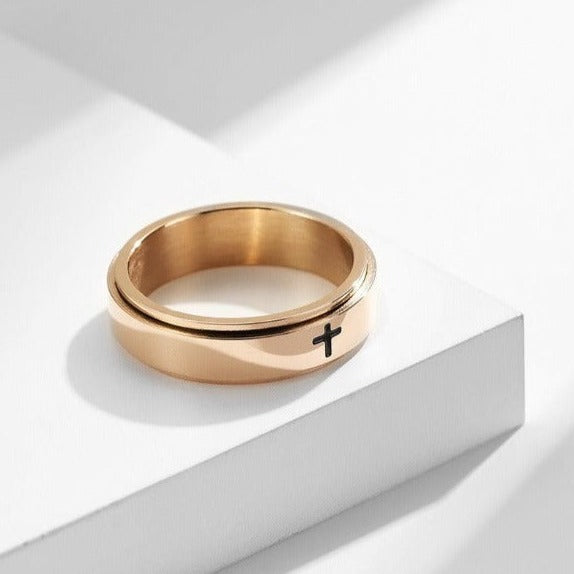 Cross Spinner Ring-NEVANNA