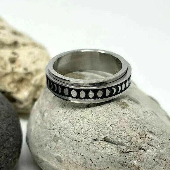 Moon Spinner Band-Rings-NEVANNA