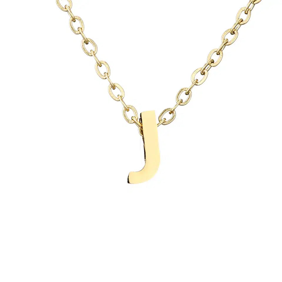 Simple Initial Necklace-Necklaces-NEVANNA