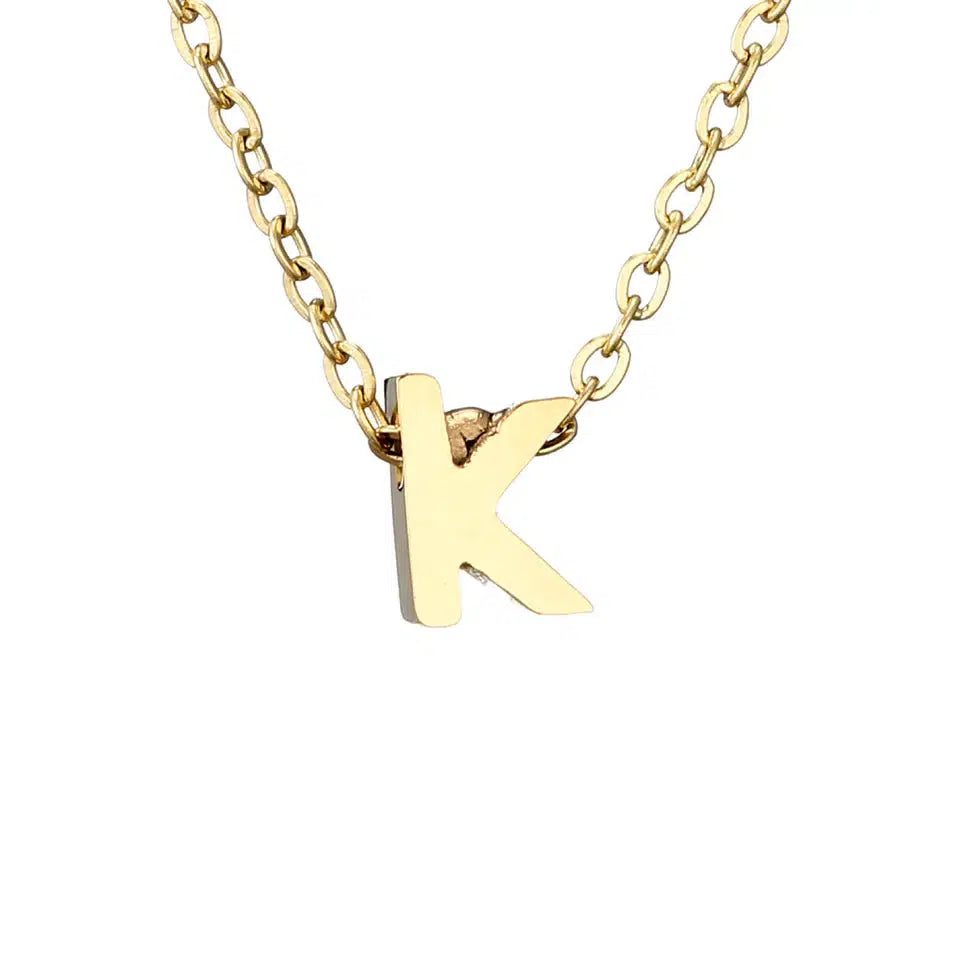 Simple Initial Necklace-Necklaces-NEVANNA