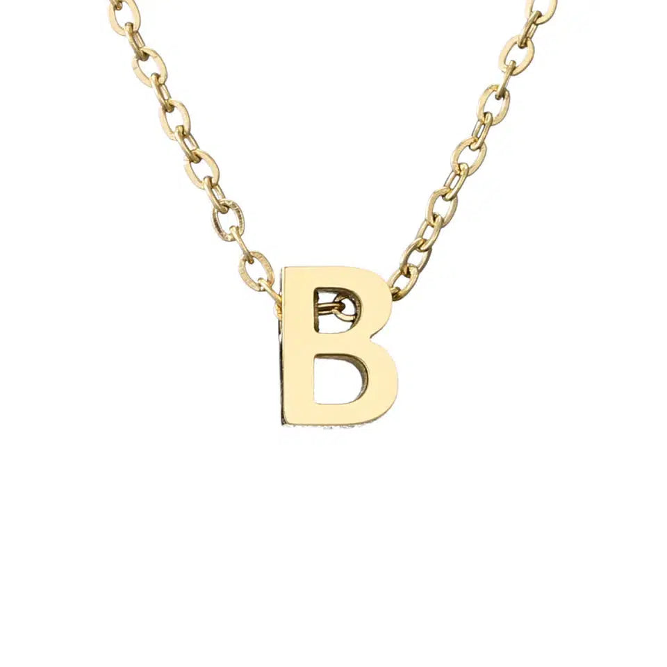 Simple Initial Necklace-Necklaces-NEVANNA