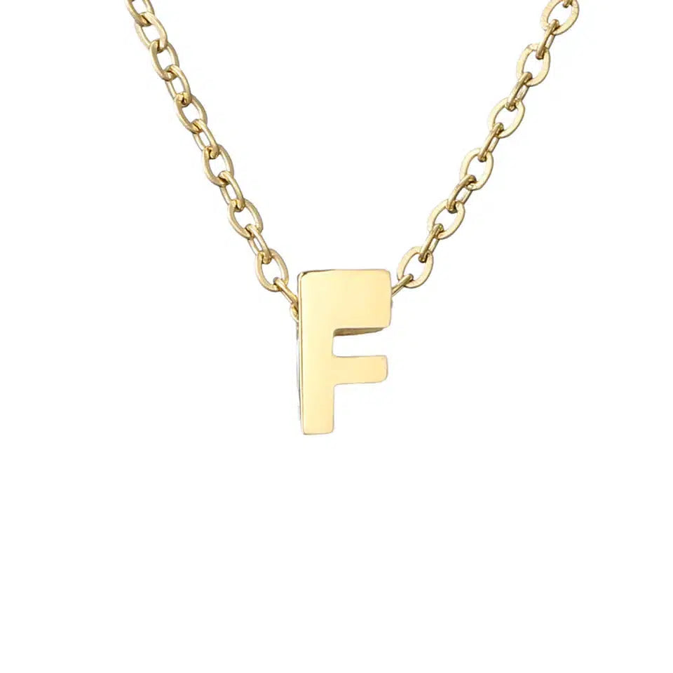 Simple Initial Necklace-Necklaces-NEVANNA