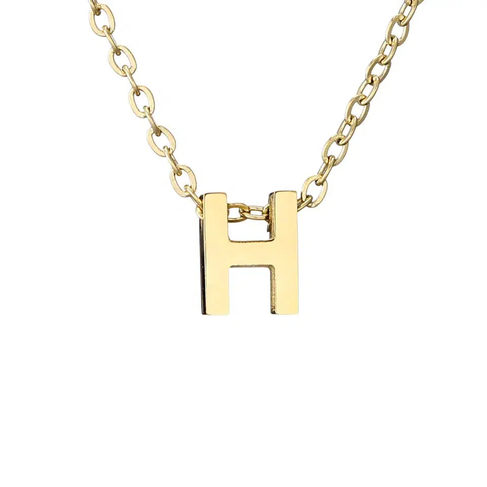 Simple Initial Necklace-Necklaces-NEVANNA