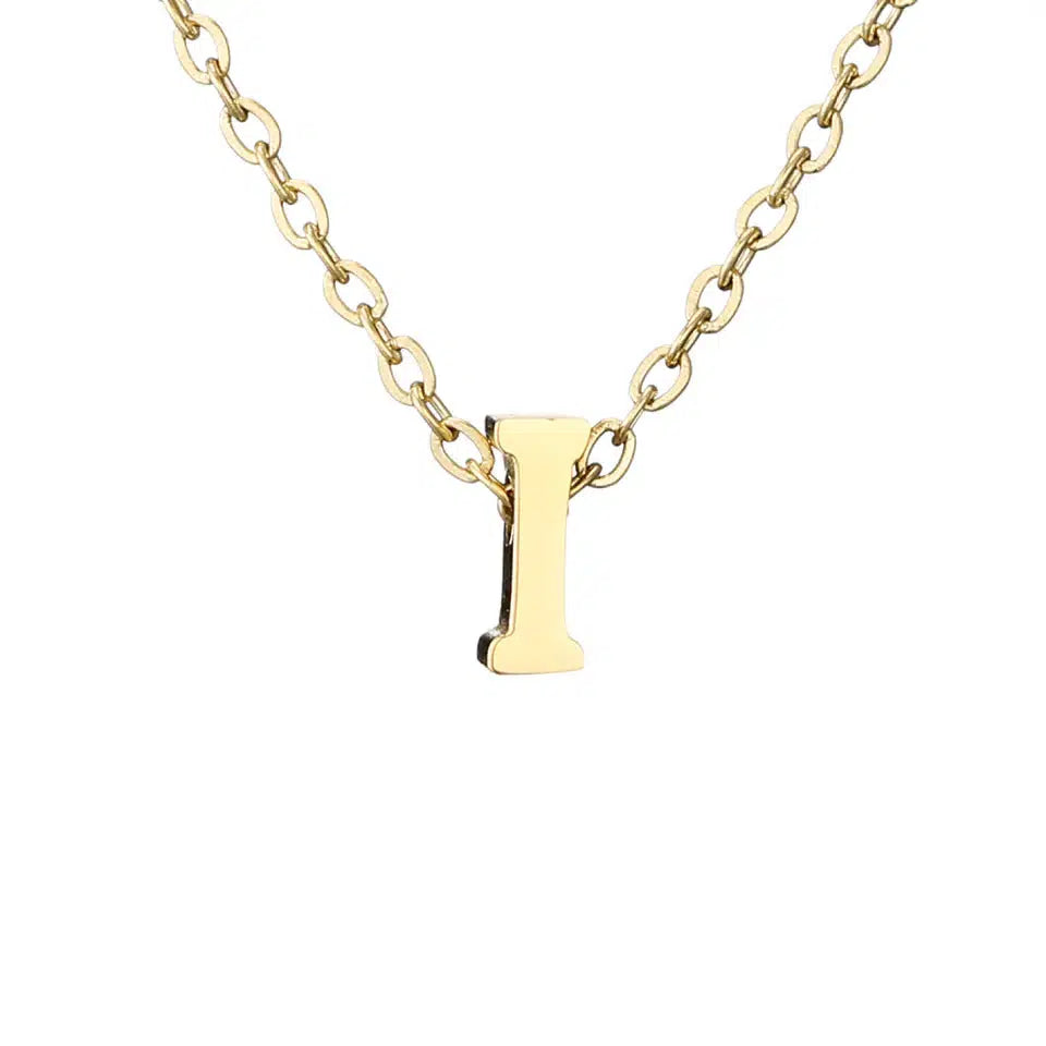 Simple Initial Necklace-Necklaces-NEVANNA