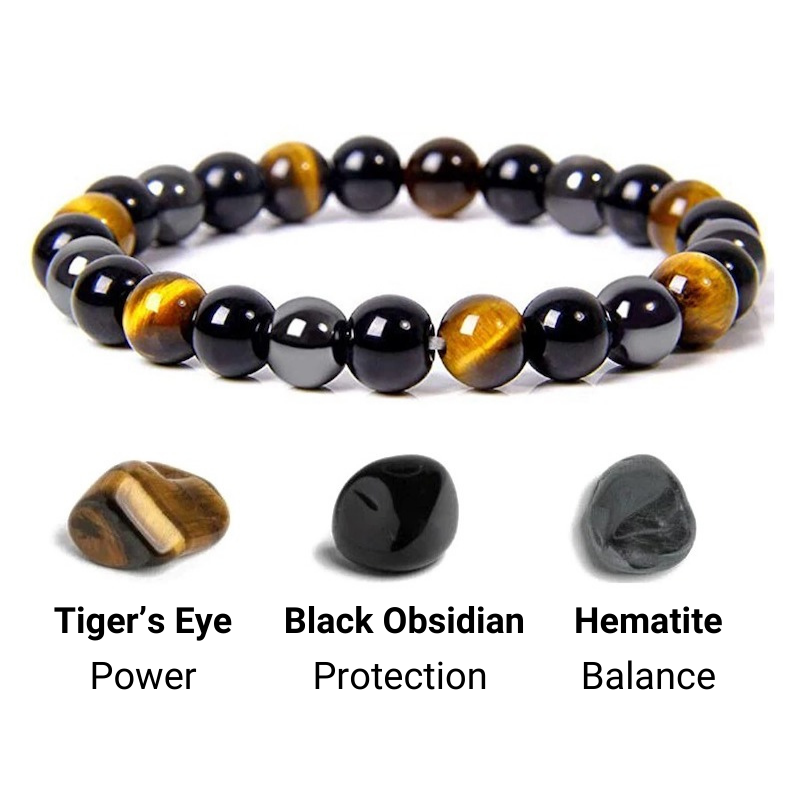 Triple Protection Bracelet For Men-Bracelets-NEVANNA