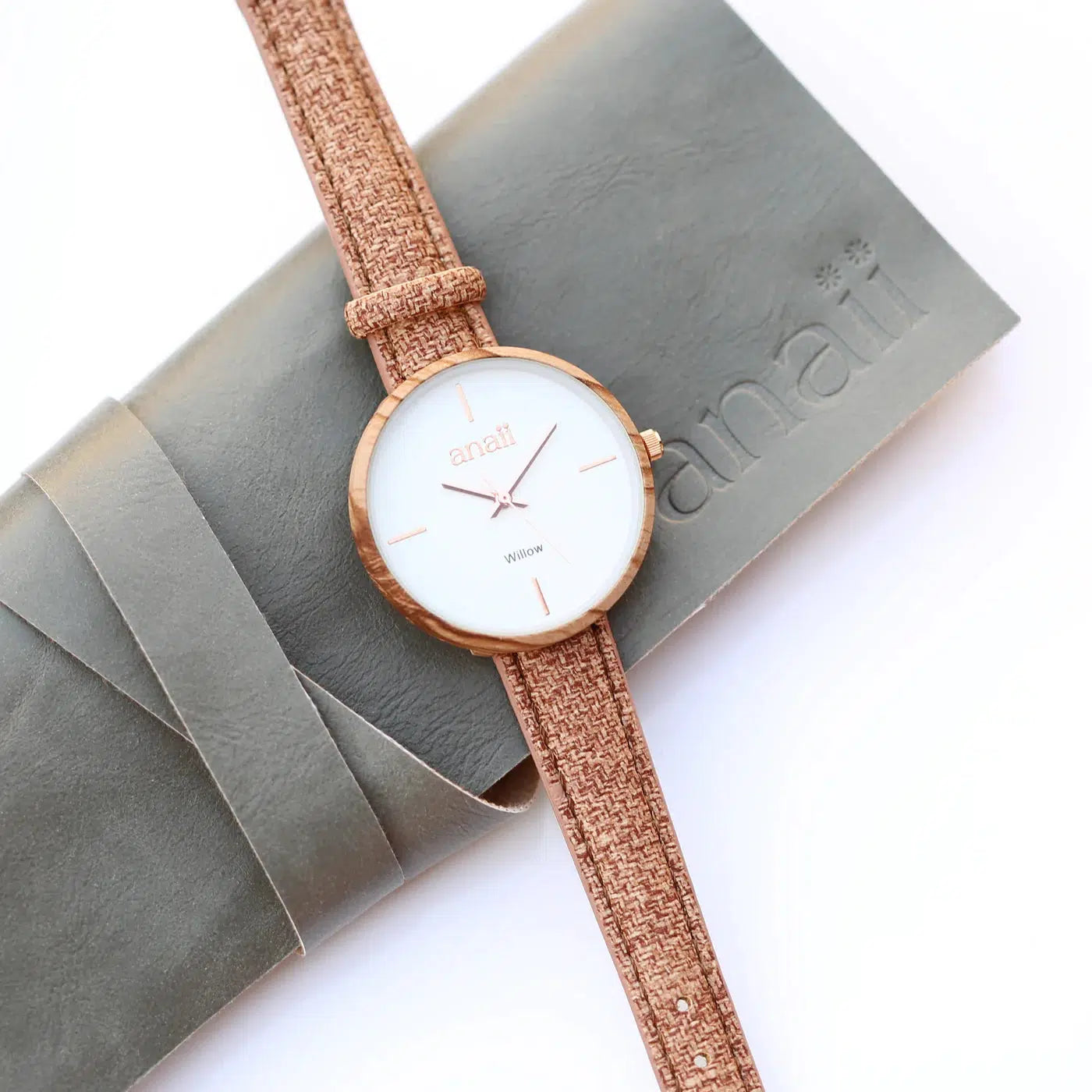 Anaii Personalised Ladies' Watch - Hazel Wood-NEVANNA