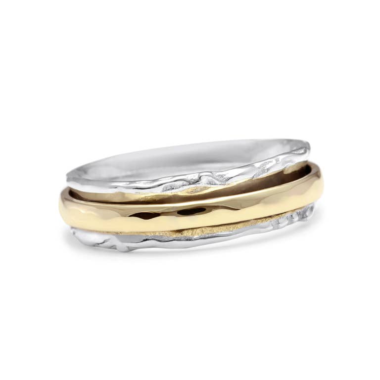 Andy Classy Spinning Brass Ring-Rings-NEVANNA