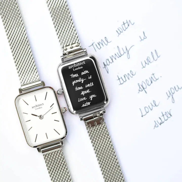 Ladies Architēct Lille - Personalised Ladies' Watch - Cloud Silver-NEVANNA