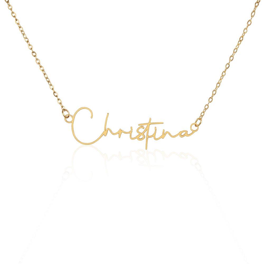 Custom Name Handwriting Necklace-Jewelry-NEVANNA