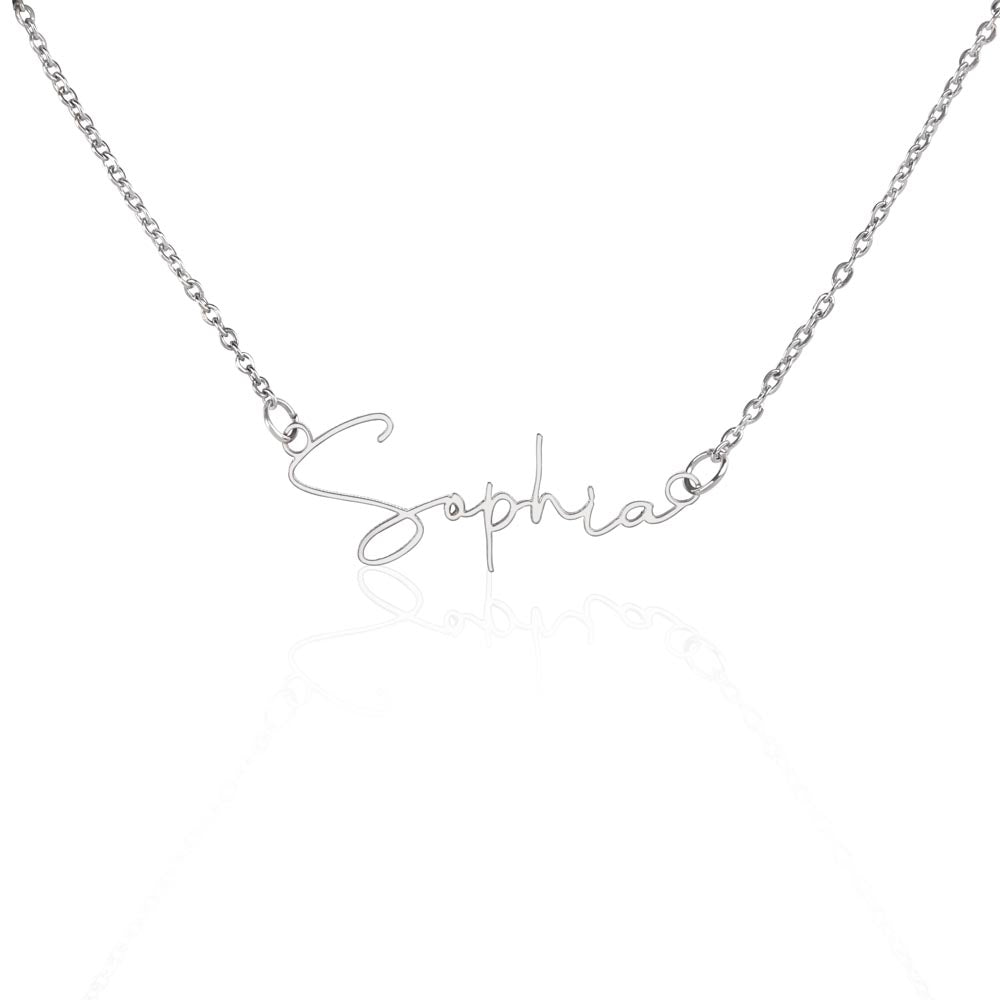 Custom Name Handwriting Necklace-Jewelry-NEVANNA