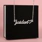 Custom Name With Heart Necklace-Jewelry-NEVANNA