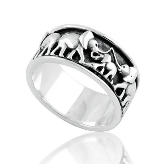 Elephant Spinner Ring-Rings-NEVANNA