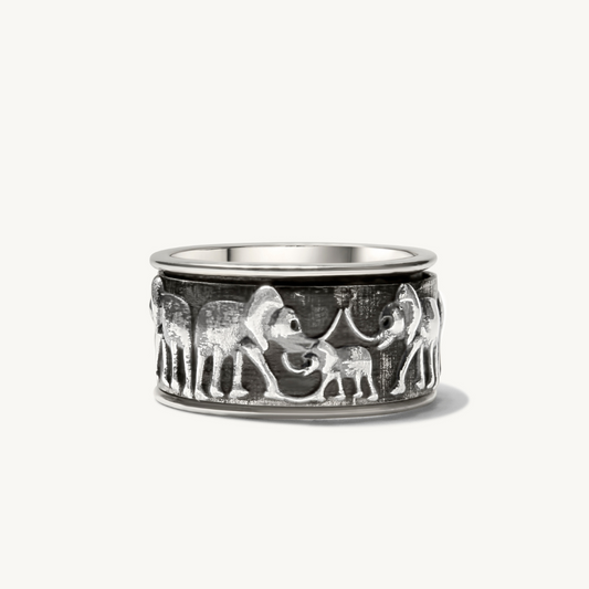 Elephant Spinner Ring-Rings-NEVANNA