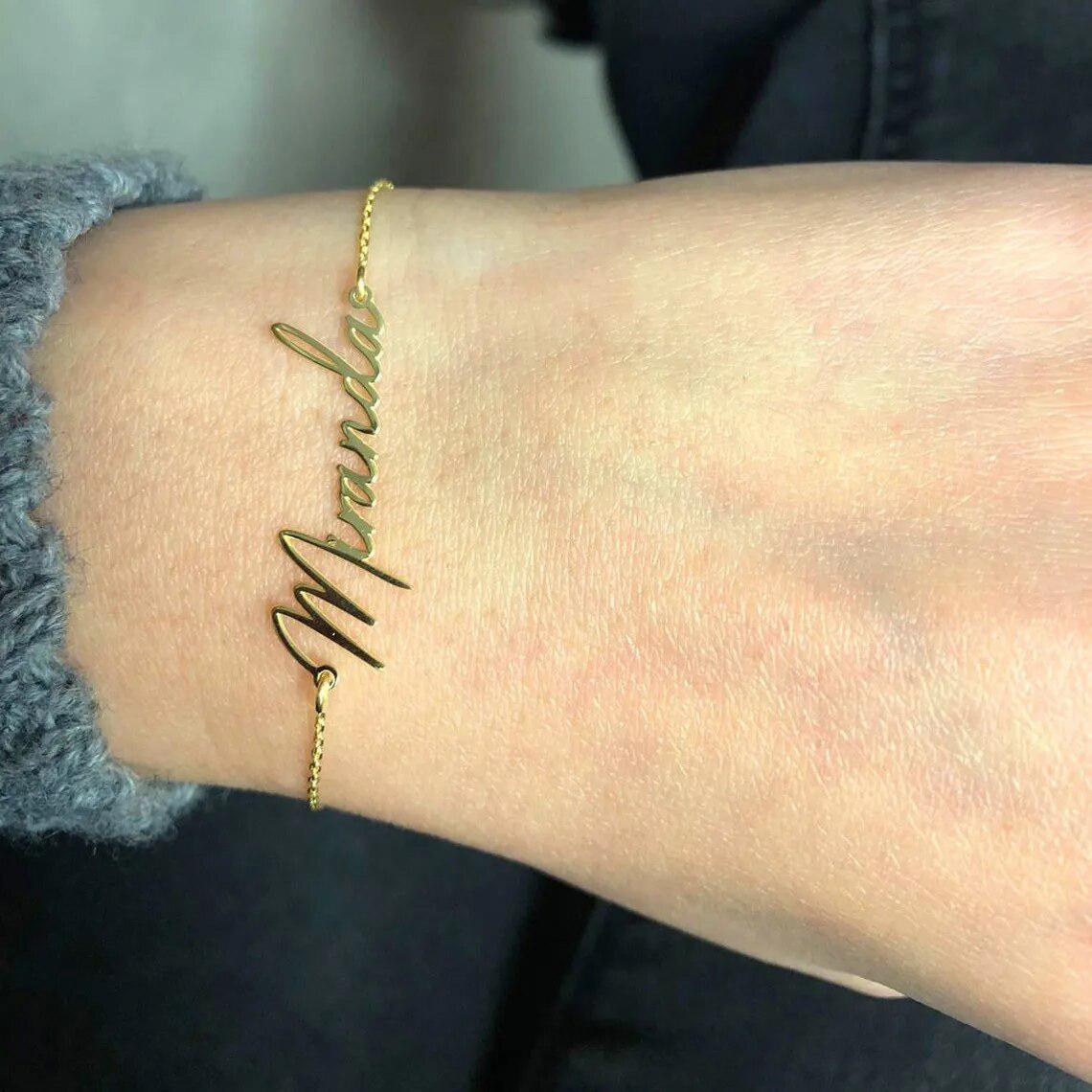 Personalized Handwriting Bracelet-Bracelets-NEVANNA