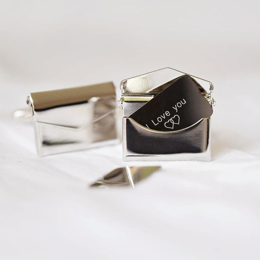 Secret Message Engraved Cufflinks-NEVANNA