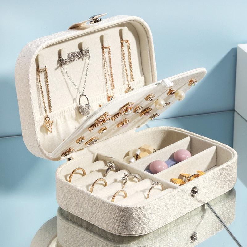 Portable Layered Jewelry Organizer-Jewelry Holders-NEVANNA