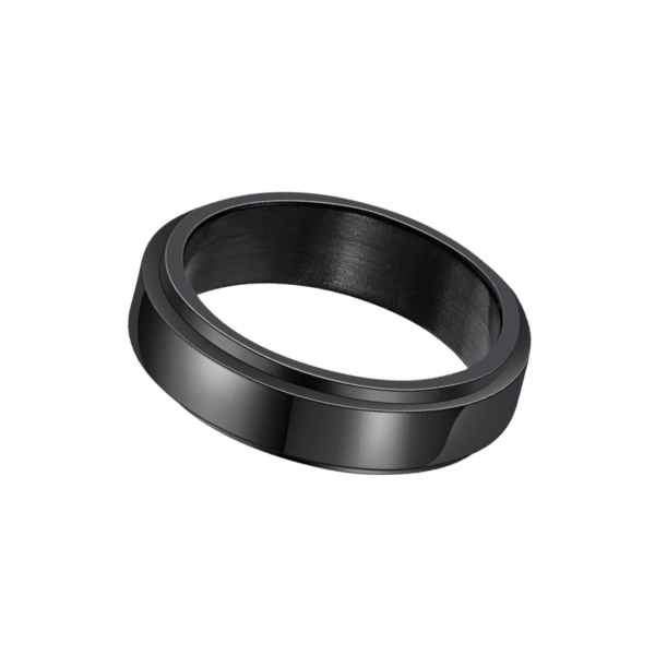 All-Black Spinner Ring-Rings-NEVANNA