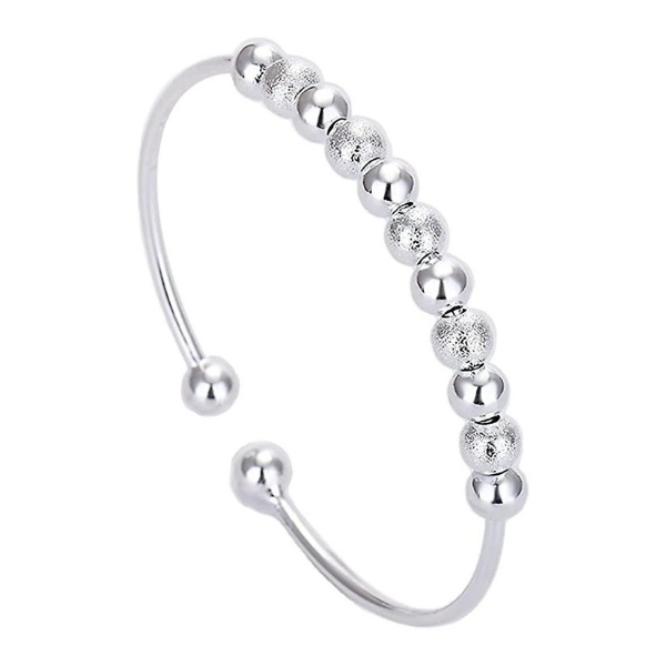 Anti-Anxiety Bead Spinner Bangle-Bracelets-NEVANNA