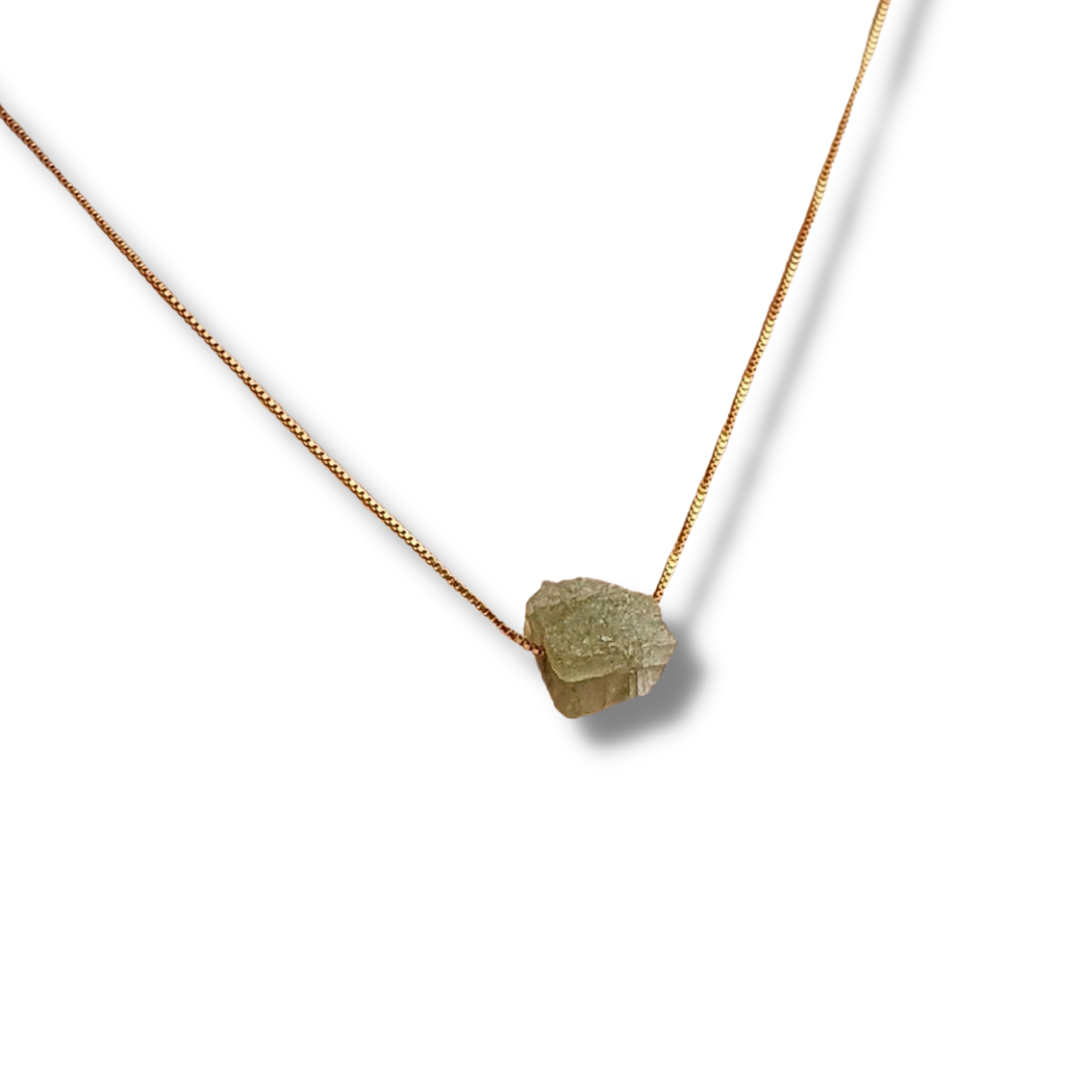 Aquamarine - 14k Gold Plated Necklace-Necklace-NEVANNA