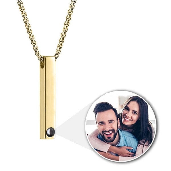 Beau Photo Projection Bar Necklace-Necklaces-NEVANNA