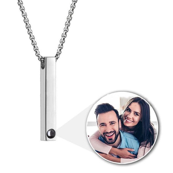 Beau Photo Projection Bar Necklace-Necklaces-NEVANNA