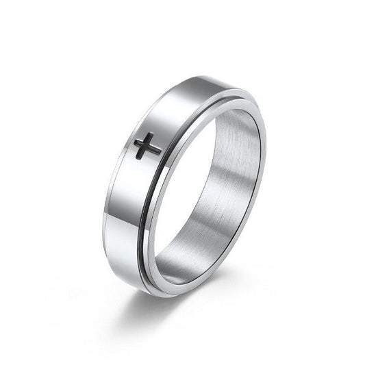 Cross Spinner Ring-NEVANNA