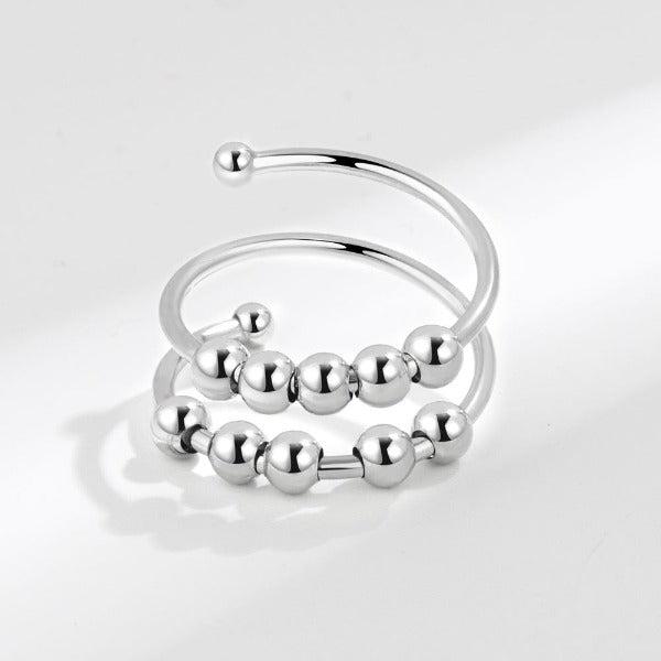 Double Layer Adjustable Anxiety Ring-Rings-NEVANNA