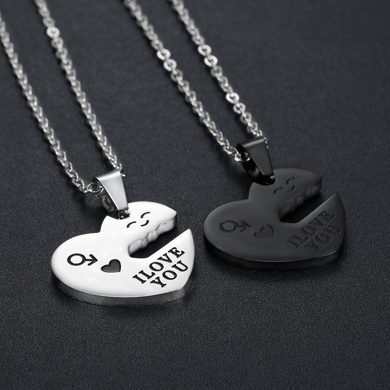 Heart Key Pendant Necklace-Necklaces-NEVANNA