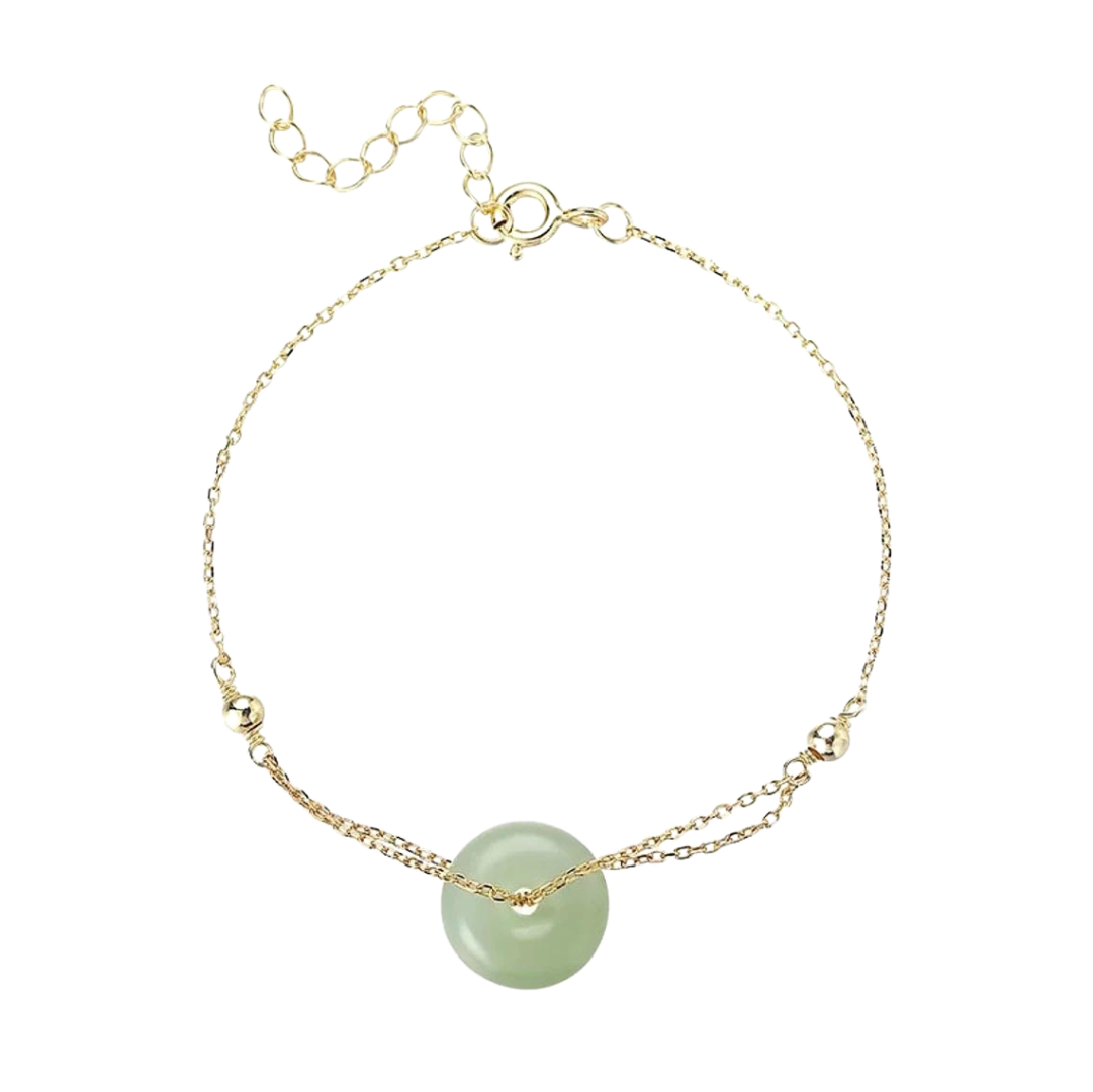 Lucky Jade Charm Bracelet-Bracelets-NEVANNA