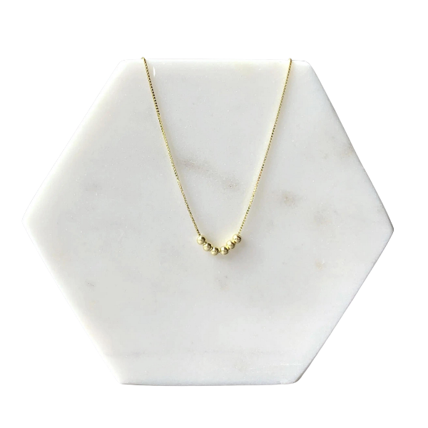 Minimalist Sphere Beads Necklace-Necklaces-NEVANNA