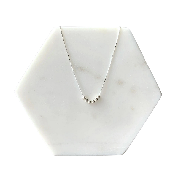 Minimalist Sphere Beads Necklace-Necklaces-NEVANNA