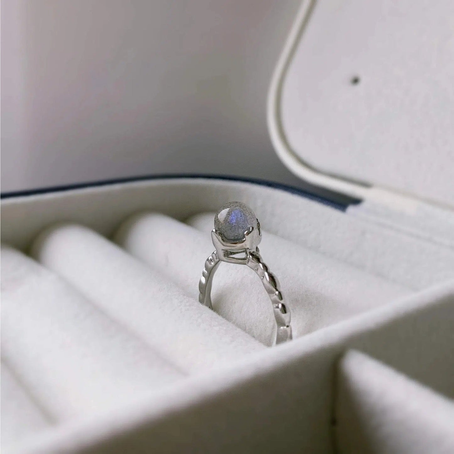 Moonstone Gemstone Ring-NEVANNA