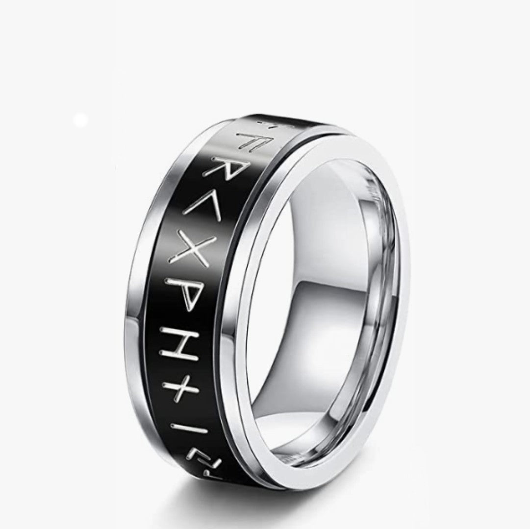 Nordic Runes Spinner Ring-NEVANNA