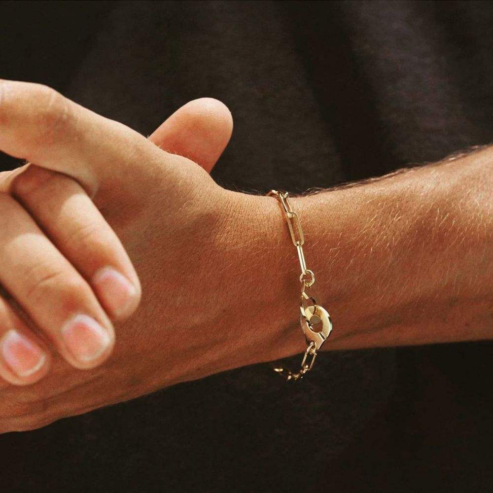 Paper Clip Handcuff Bracelet-Bracelets-NEVANNA