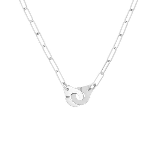 Paper Clip Handcuff Necklace-Necklace-NEVANNA