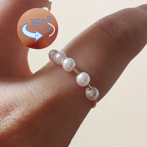 Anxiety Fidget Beads Ring-Rings-NEVANNA