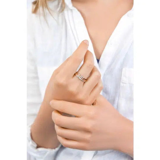Shel Copper Spinning Band-Rings-NEVANNA