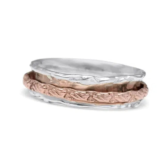 Shel Copper Spinning Band-Rings-NEVANNA