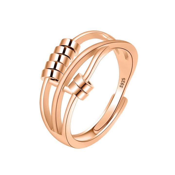 Adjustable Stacking Anxiety Ring-Rings-NEVANNA