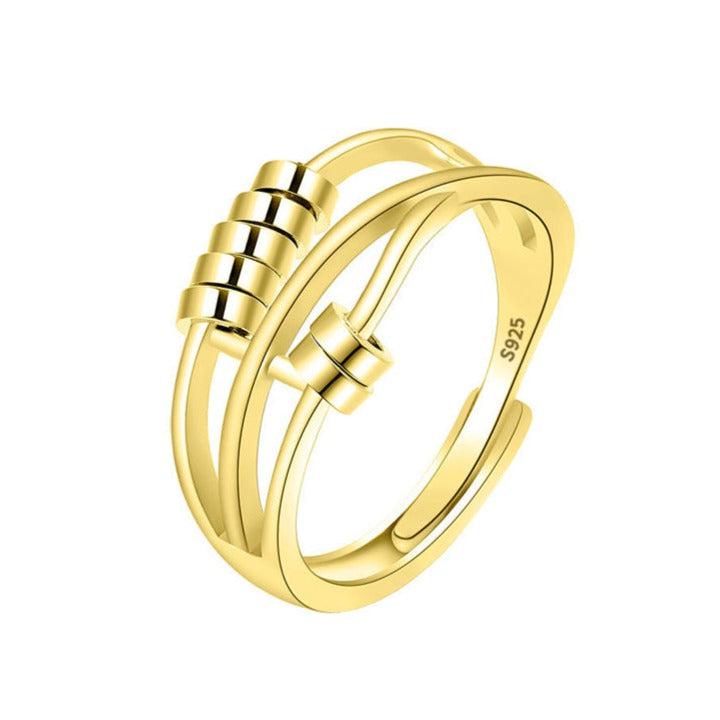 Adjustable Stacking Anxiety Ring-Rings-NEVANNA